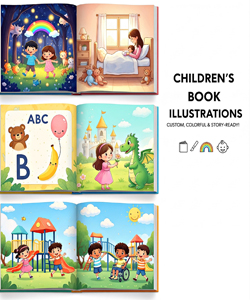Story Book illustration Kids concept Designing Creation in Hyderabad Warangal Eluru Guntur Vijayawada Bangalore Mumbai Pune Ahmedabad Delhi INDIA