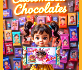 Customised Chocolate Wrapper Designing Creation in Hyderabad Warangal Eluru Guntur Vijayawada Bangalore Mumbai Pune Ahmedabad Delhi INDIA