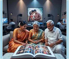 Photo Album Book Candid Designing Creation Wedding Birthday Saree Ceremony House Warming in Hyderabad Warangal Eluru Guntur Vijayawada Bangalore Mumbai Pune Ahmedabad Delhi INDIA